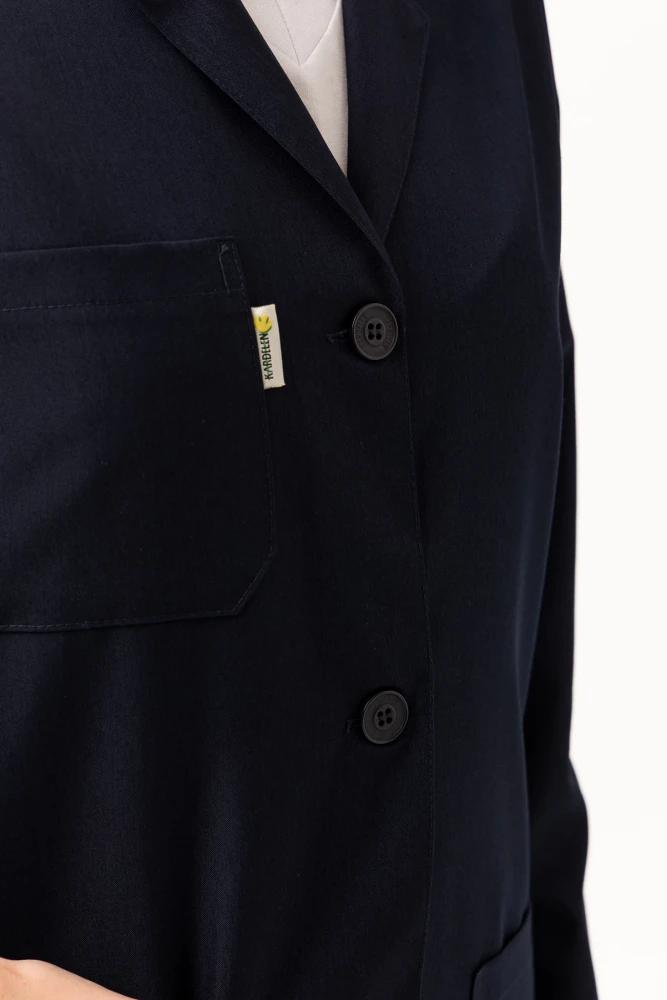 Vanessa Kadın Önlüğü - Şık, Rahat ve Dayanıklı, Cepli Uzun Kollu Model