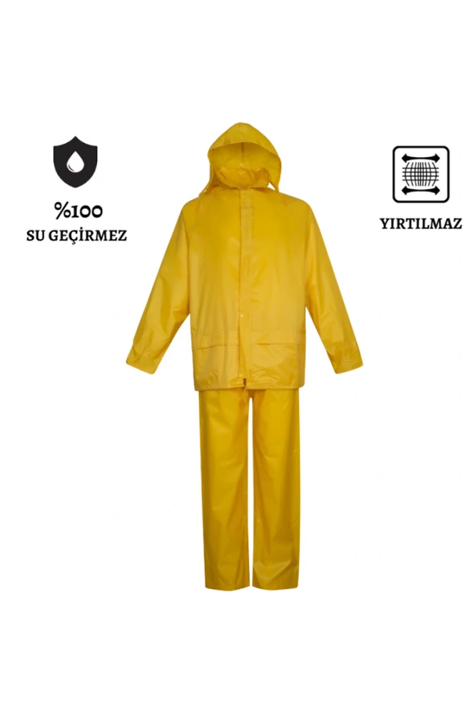 Yağmurluk Takım: İthal Kaliteli - İmperteks SARI