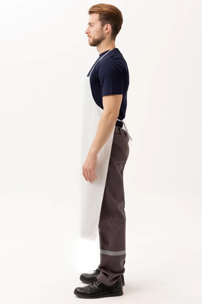 Yucca Long Beyaz Mutfak Önlüğü - Şık, Dayanıklı ve Ayarlanabilir Askılı Aşçı Önlüğü