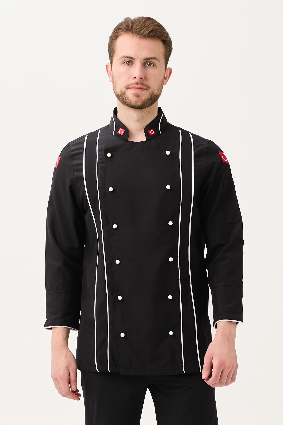 Hispanica Şef Aşçı Ceketi - Profesyonel, Nefes Alabilir, Şık ve Dayanıklı Mutfak Ceketi