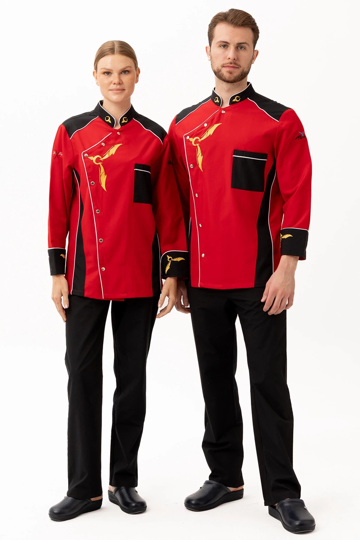 Crenata Şef Aşçı Ceketi - Şık ve Dayanıklı, Nefes Alabilir, Profesyonel Mutfak Kullanımı İçin