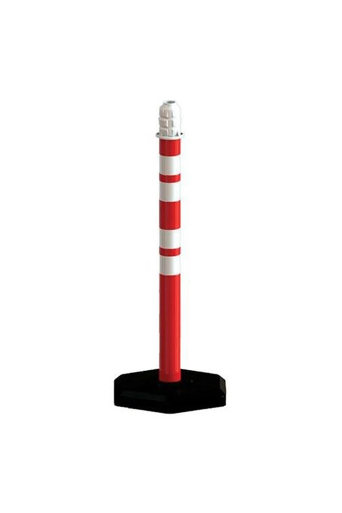 UT6003 Dubalı Uyarı Dikmesi 60x1200 mm, Mıcır Tabanlı, Reflektif, Trafik Güvenlik Bariyeri