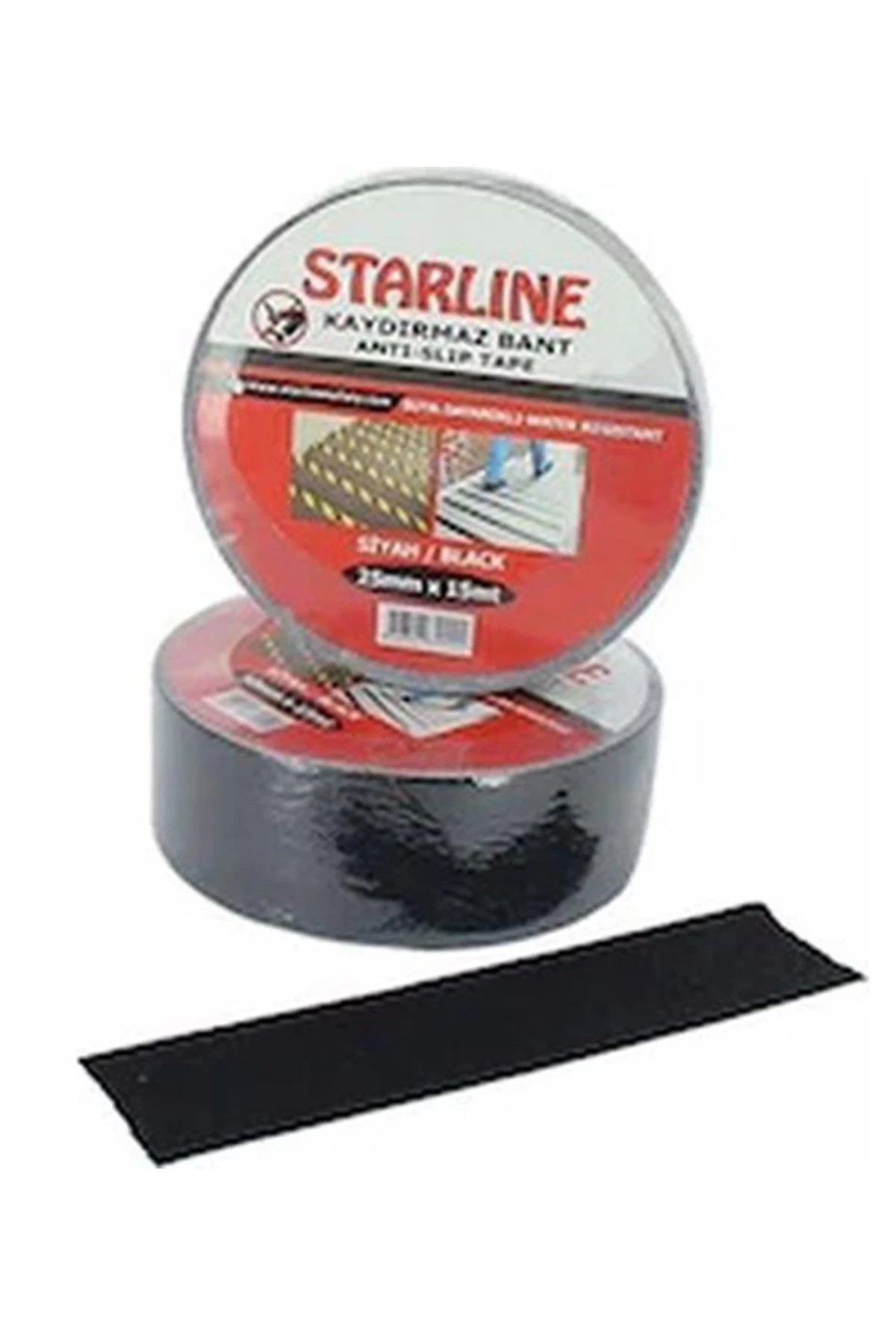 25mm x 15m Kaydırmaz Bant – Siyah