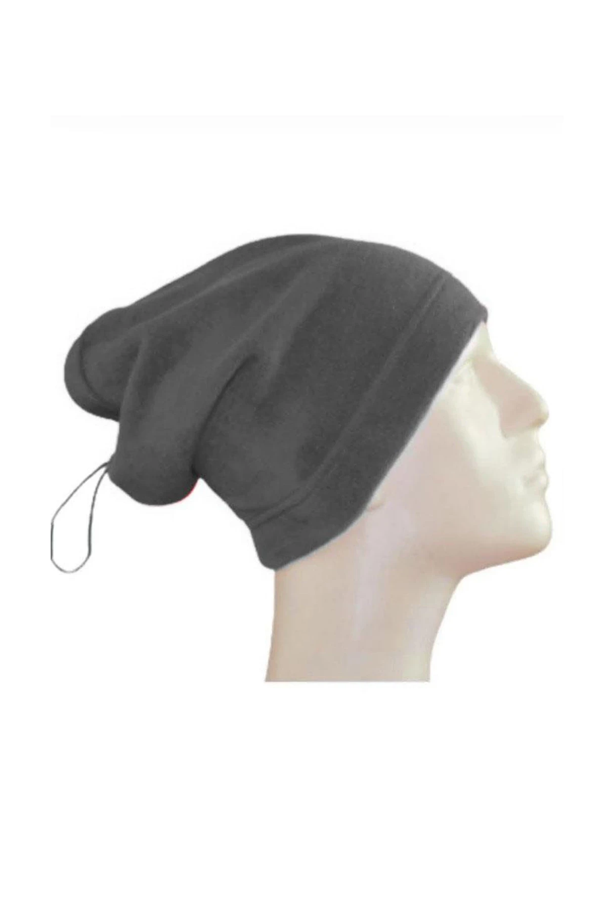 Bağcıklı Polar Bere Boyunluk Çift Kullanım Sıcak ve Konforlu Tasarım