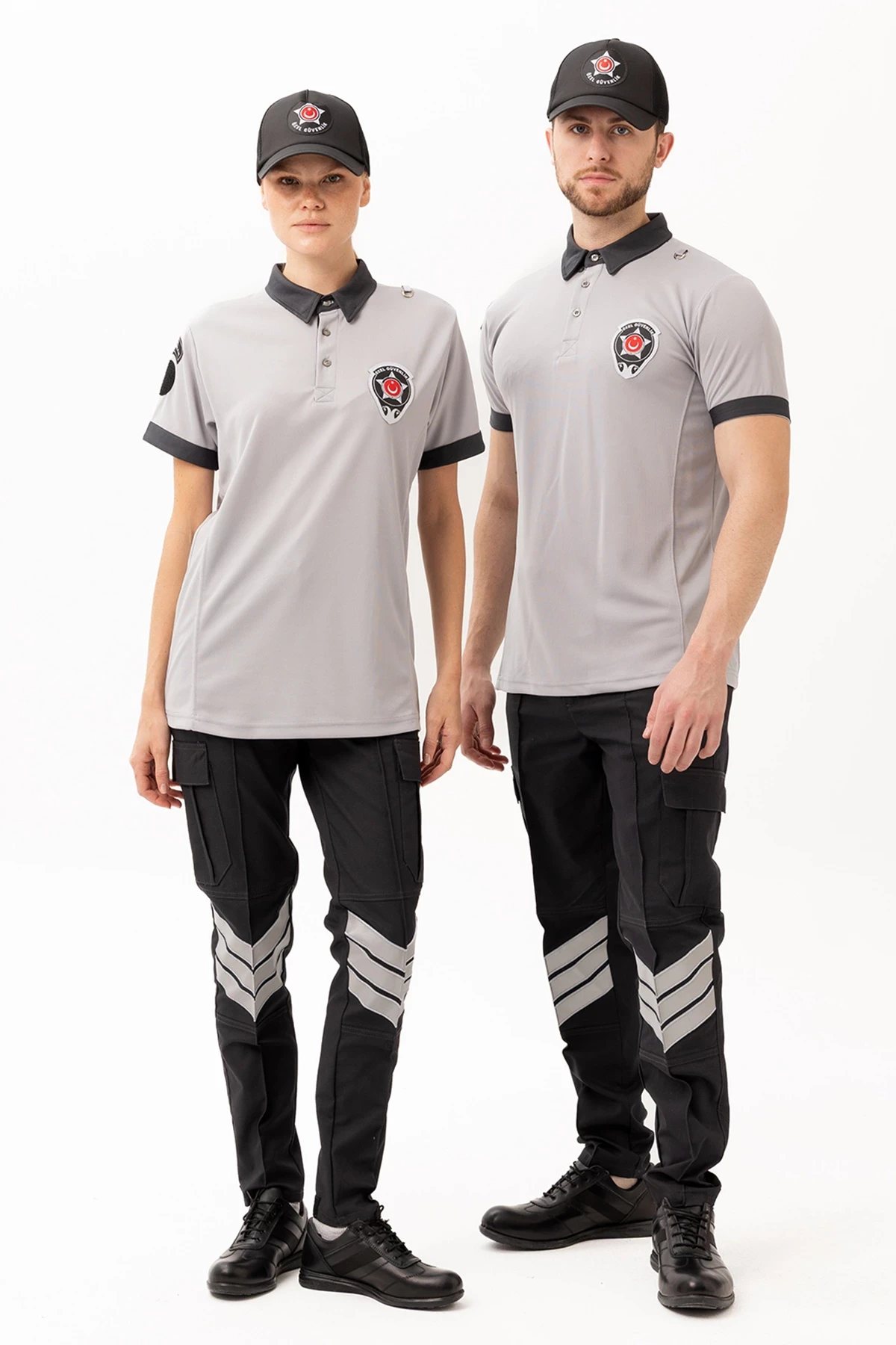 MÜNİH GÜVENLİK T-SHİRT UNİSEX | Güvenlik Görevlisi Polo Yaka Tişört, Personel Üniforma, İş Kıyafeti