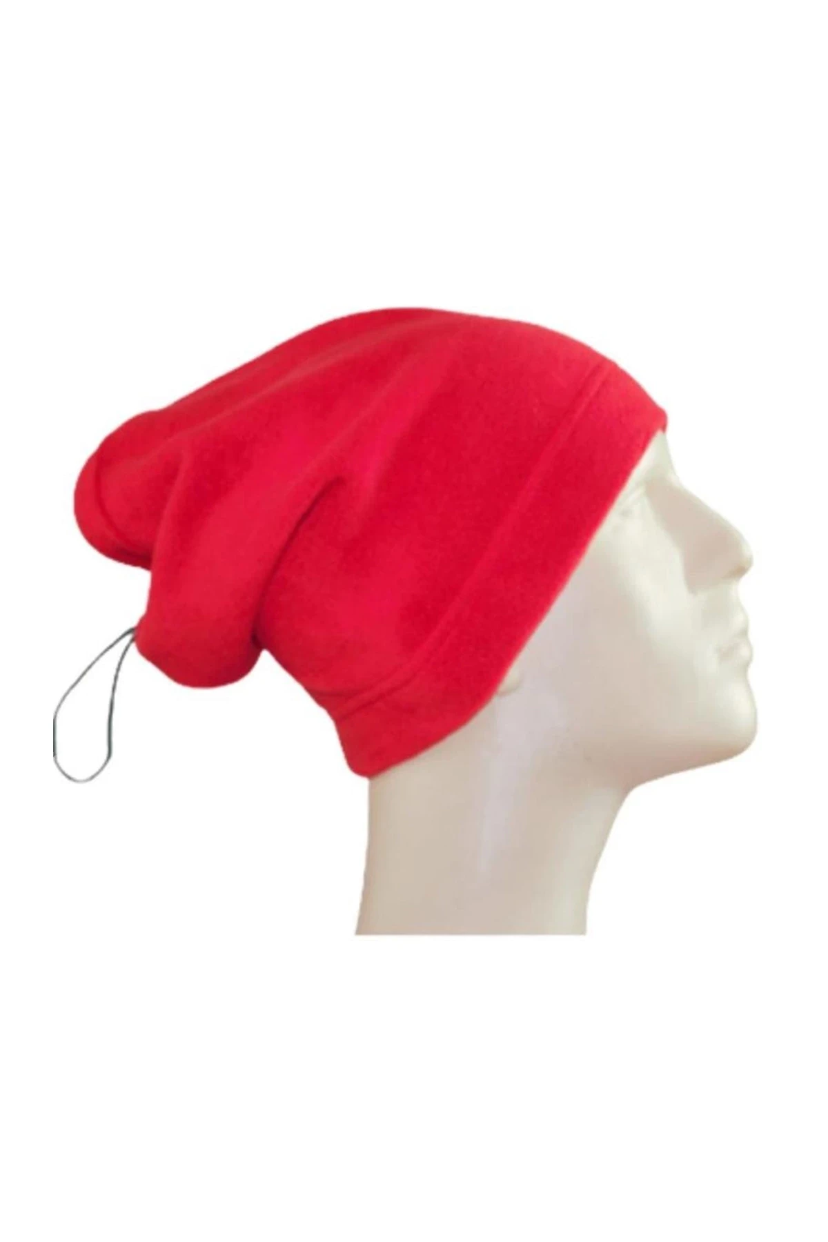 Bağcıklı Polar Bere Boyunluk Çift Kullanım Sıcak ve Konforlu Tasarım