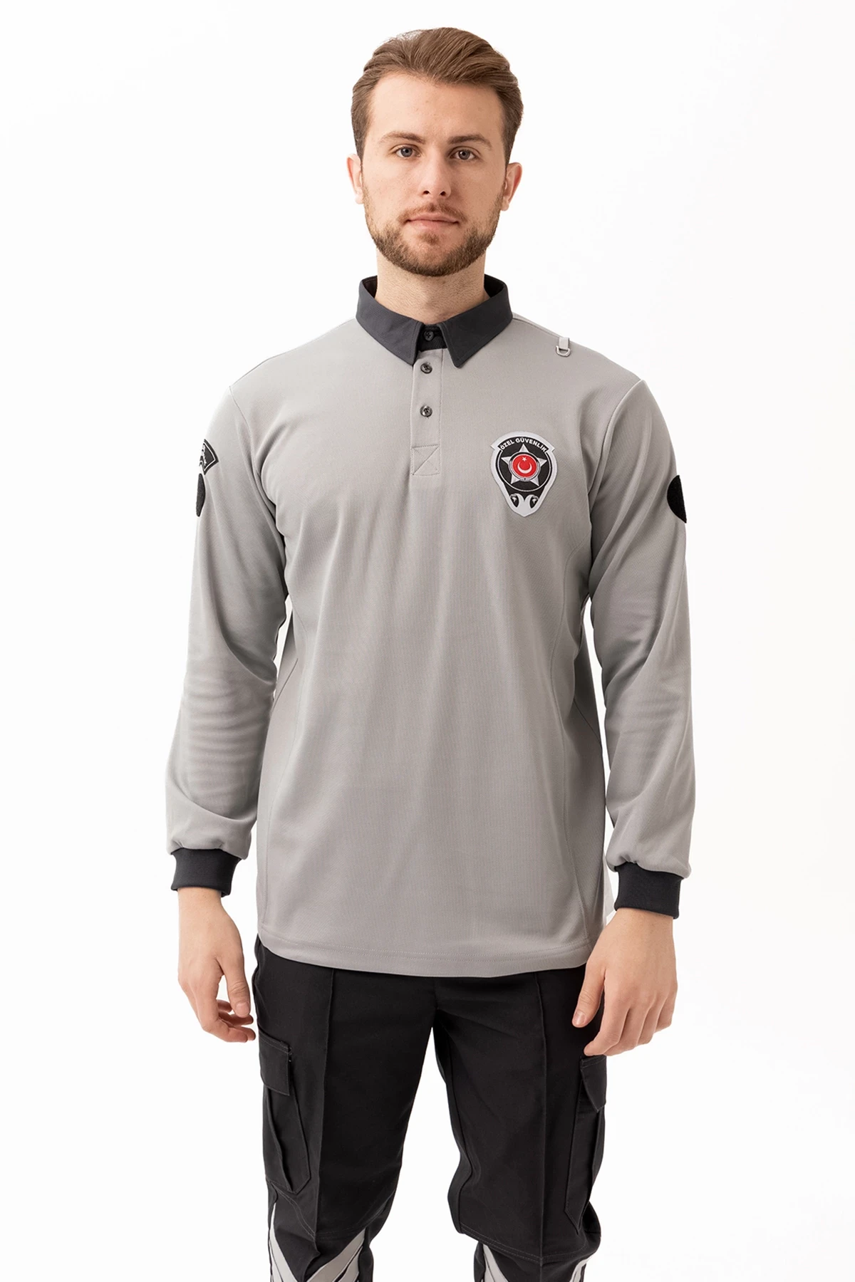 Münih Güvenlik Uzun Kol T-Shirt – Kurumsal Güvenlik Personel Kıyafeti