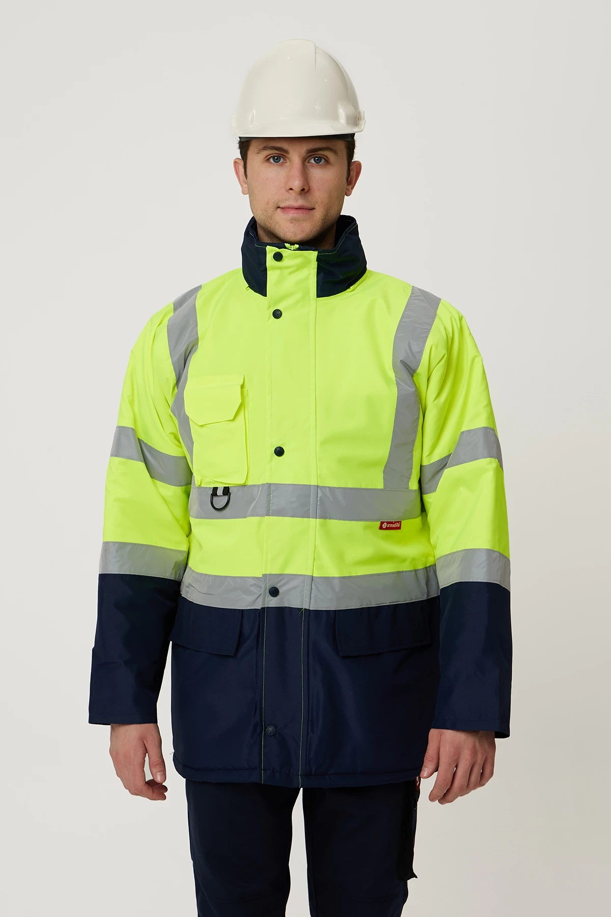 Linum Reflektörlü İş Güvenliği Parkası - Su ve Rüzgar Geçirmez, Yüksek Görünürlüklü Kışlık Mont