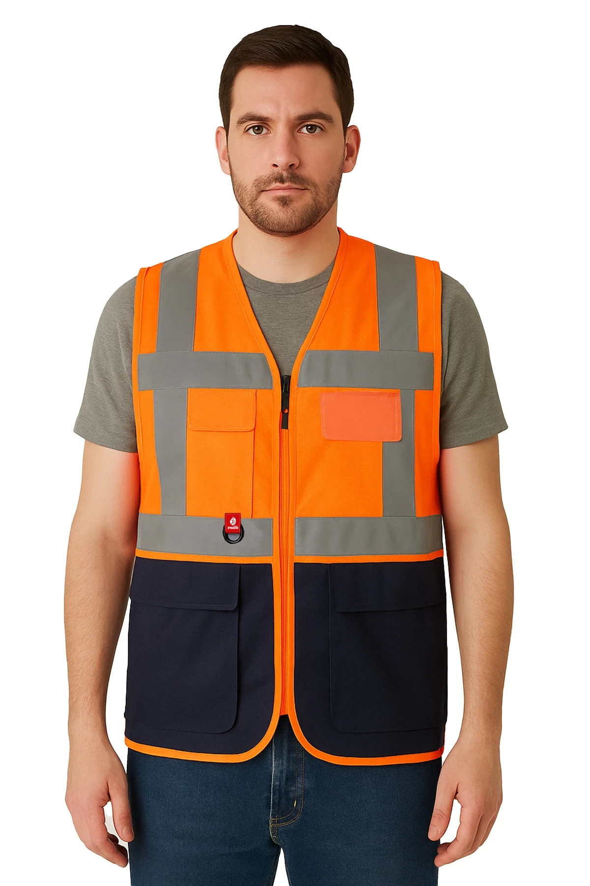 Abisko Executive Reflektörlü İş Güvenliği Yeleği - Yüksek Görünürlüklü, Çok Cepli, Dayanıklı ve Fonksiyonel