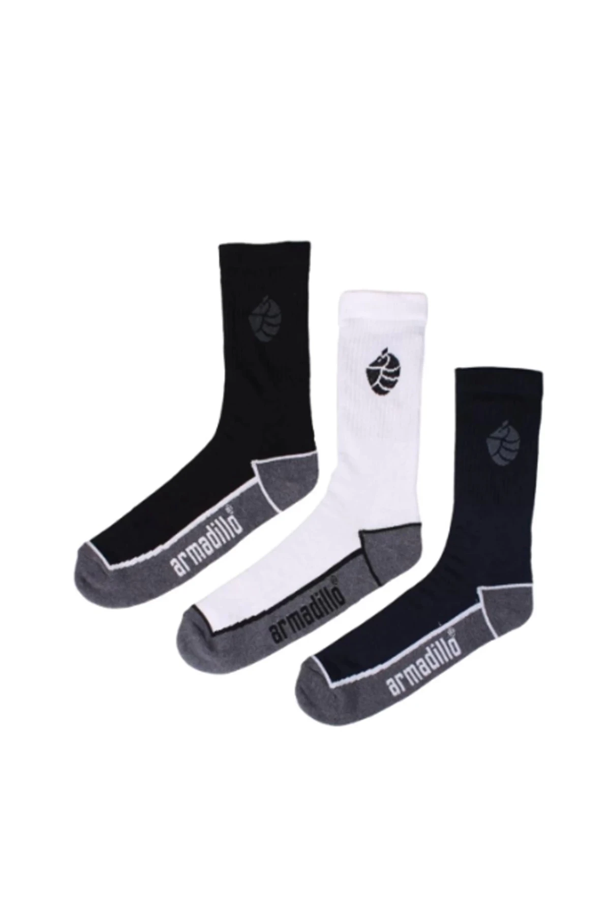 Çorap: Armadillo Kışlık Çorap-Soket Uzun SİYAH-LACİ-BEYAZ(ÇİZGİLİ)