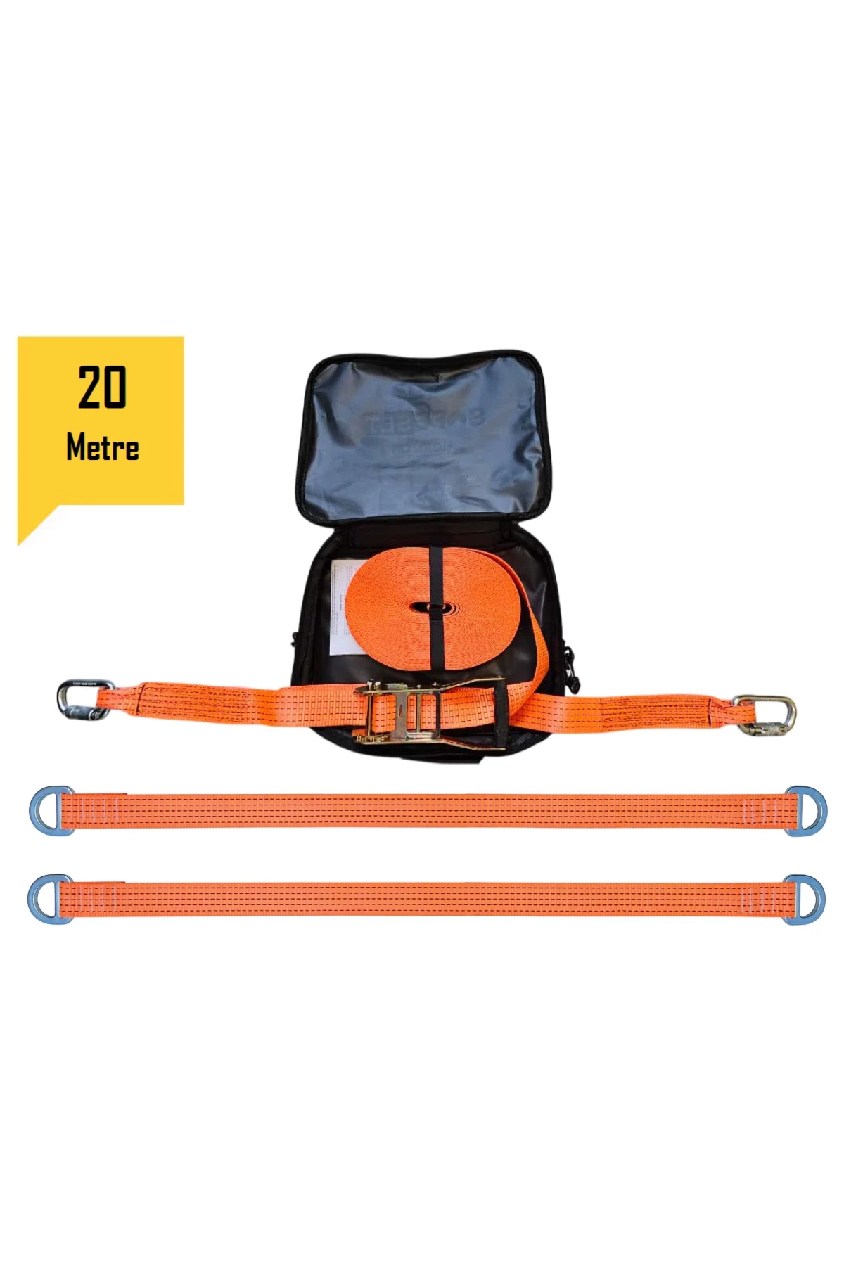 KY3000-A Yatay Mobil Çantalı Yaşam Hattı Ankraj Bağlantılı 20mt