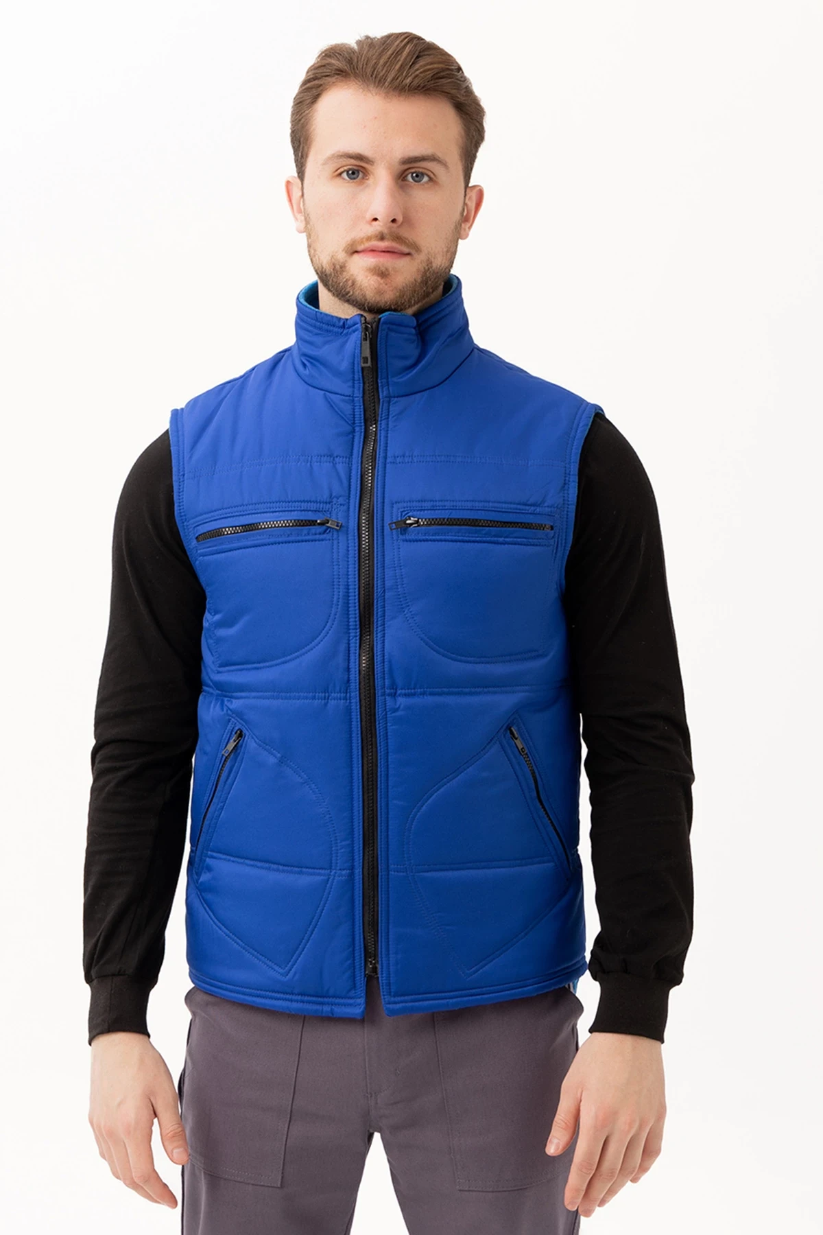 Melesa Kışlık İş ve Outdoor Yelek - Suya Dayanıklı, Sıcak Tutucu, Çok Cepli