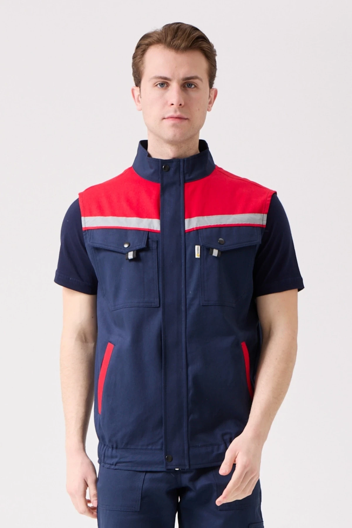 Royal Yazlık İş Yeleği - Hafif, Nefes Alabilir, Reflektörlü ve Çok Cepli