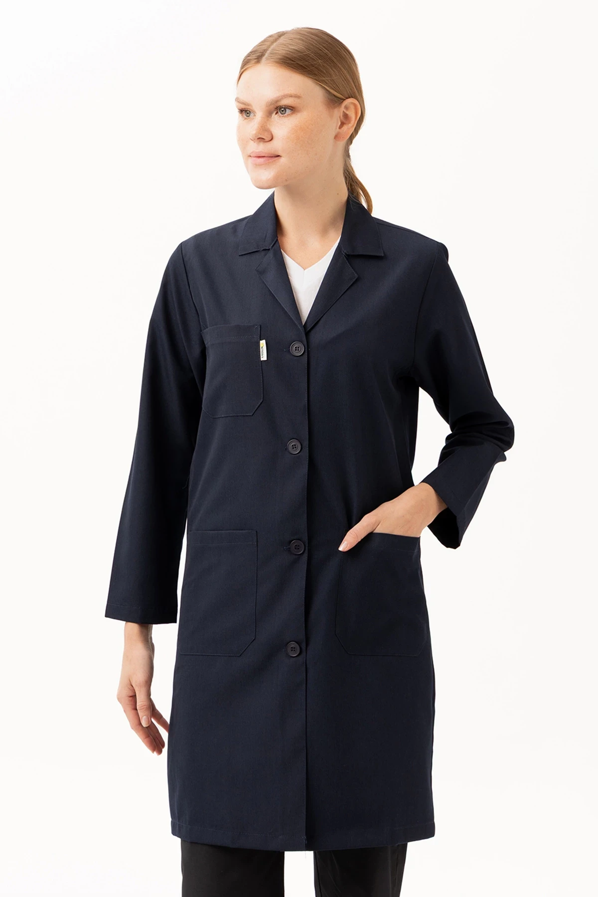 Vanessa Kadın Önlüğü - Şık, Rahat ve Dayanıklı, Cepli Uzun Kollu Model