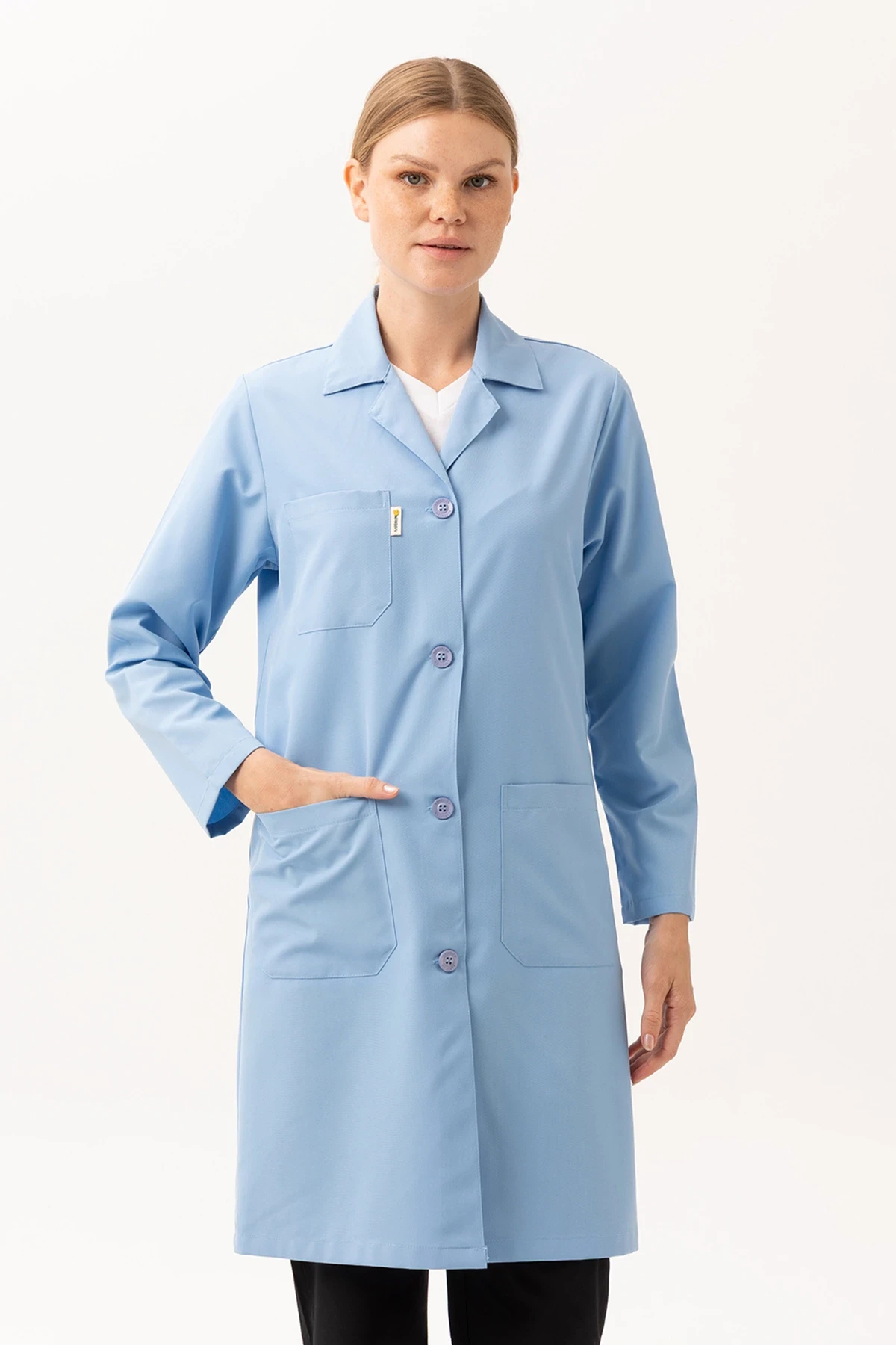 Vanessa Kadın Önlüğü - Şık, Rahat ve Dayanıklı, Cepli Uzun Kollu Model