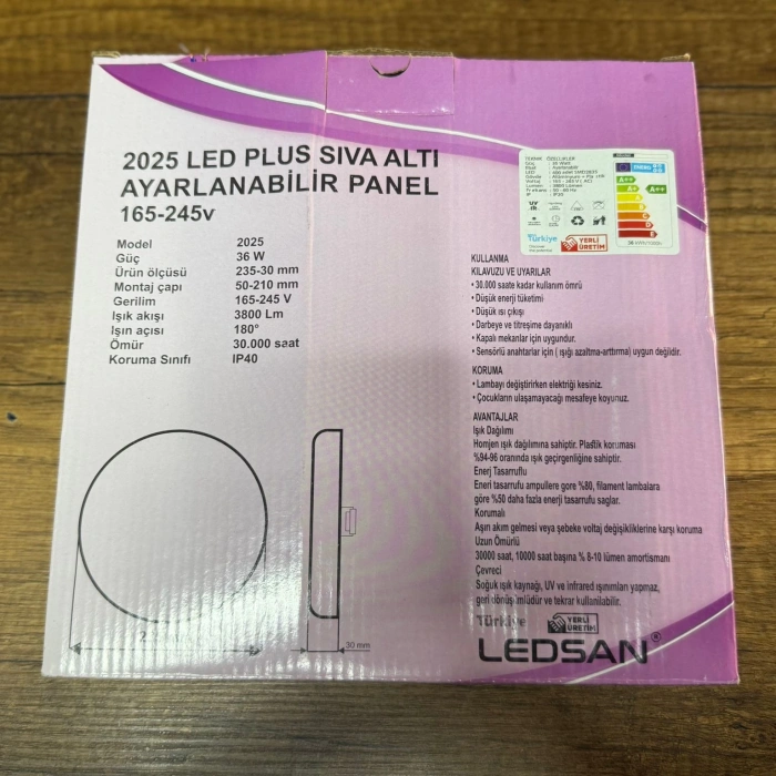 LEDSAN 36 W AYARLI SPOT ÇİFTRENK