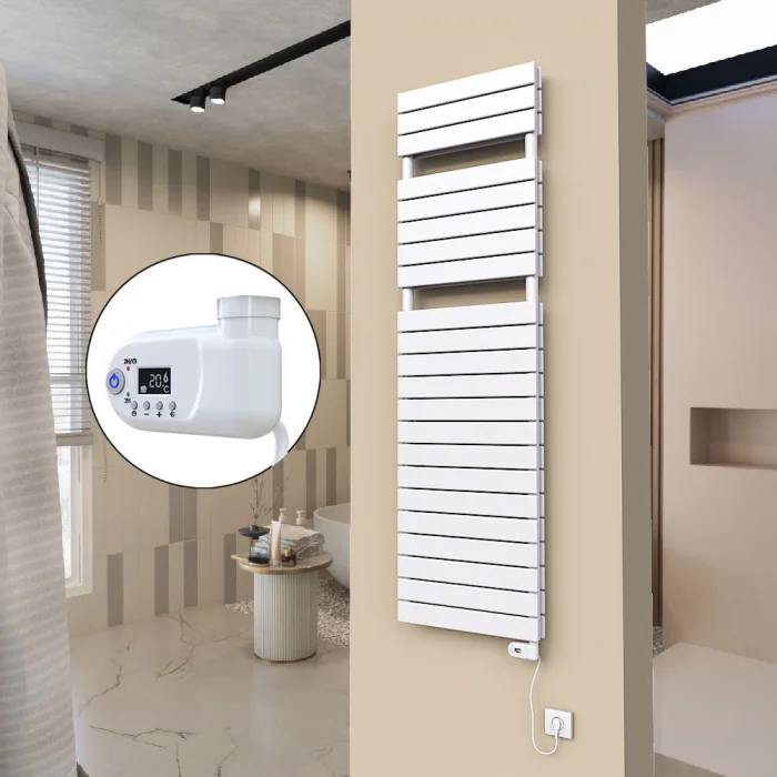 20H Elektrikli Havlupan 500x1772 Beyaz (Thesis Termostat) 900 W