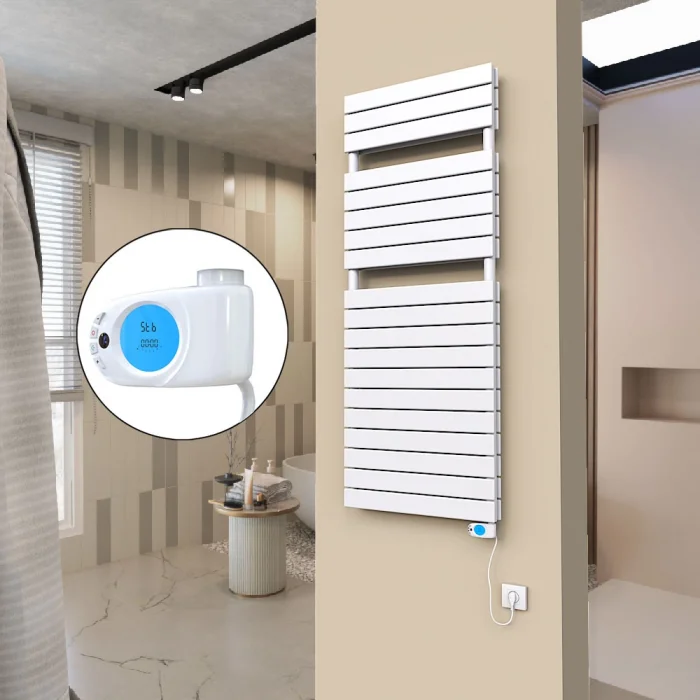 20H Elektrikli Havlupan 600x1550 Beyaz (Musa Termostat) 1200 W