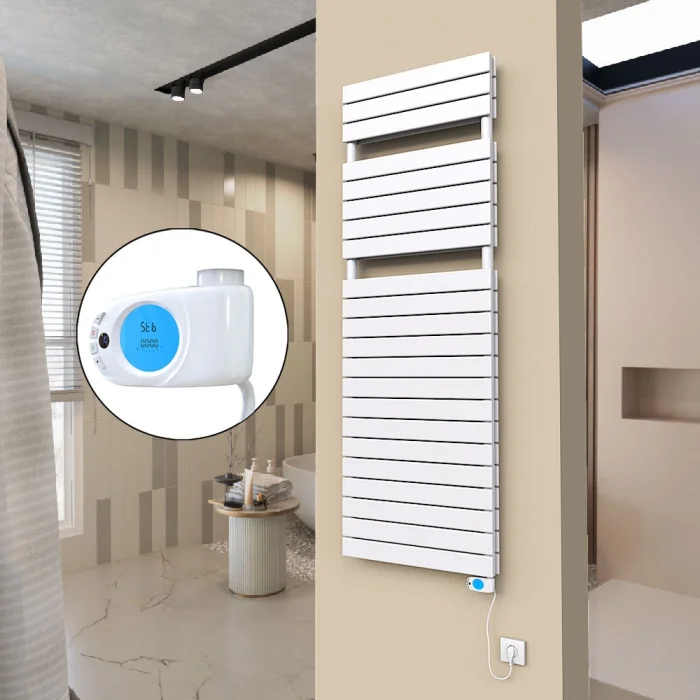 20H Elektrikli Havlupan 600x1772 Beyaz (Musa Termostat) 1500 W