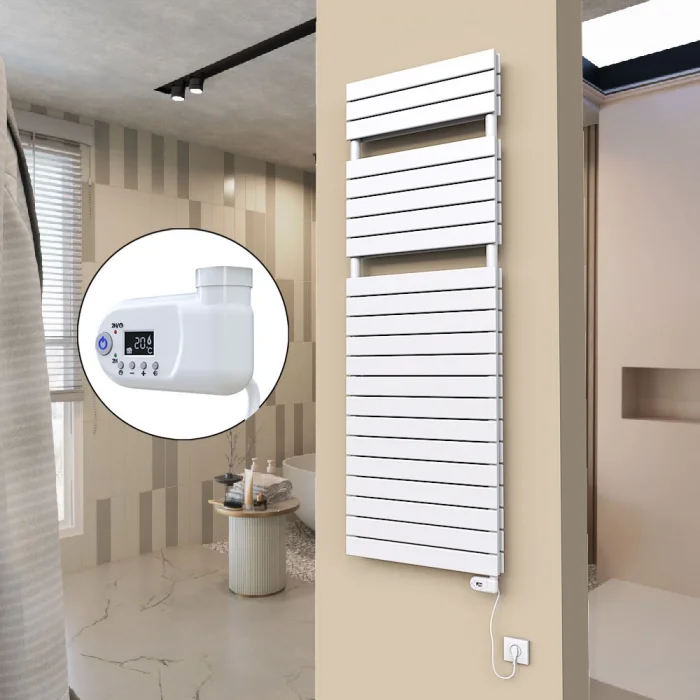 20H Elektrikli Havlupan 600x1772 Beyaz (Thesis Termostat) 1200 W