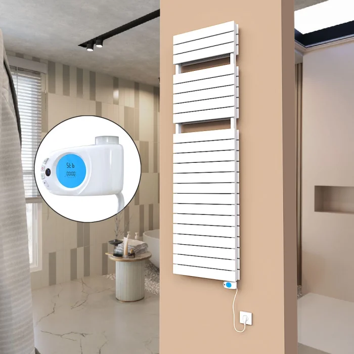 21H Elektrikli Havlupan 500x1772 Beyaz (Musa Termostat) 1500 W