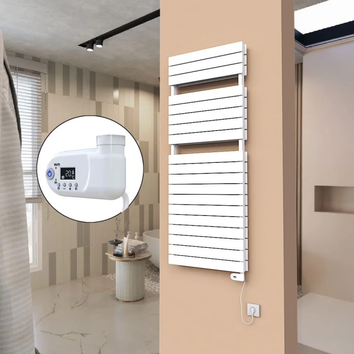 21H Elektrikli Havlupan 600x1550 Beyaz (Thesis Termostat) 1200 W