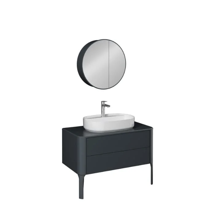 Sogno 100 cm Banyo Dolabı Takım Antrasit