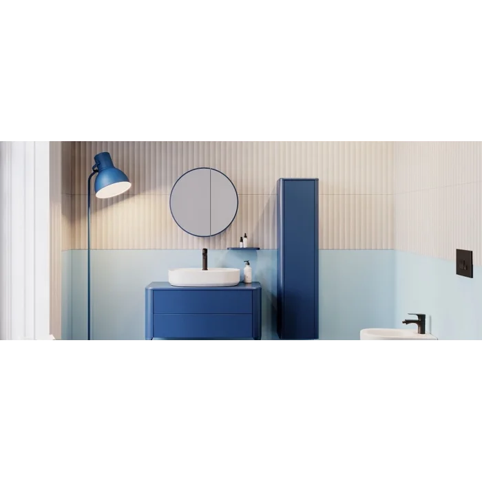 Sogno 100 cm Banyo Dolabı Takım Gece Mavisi