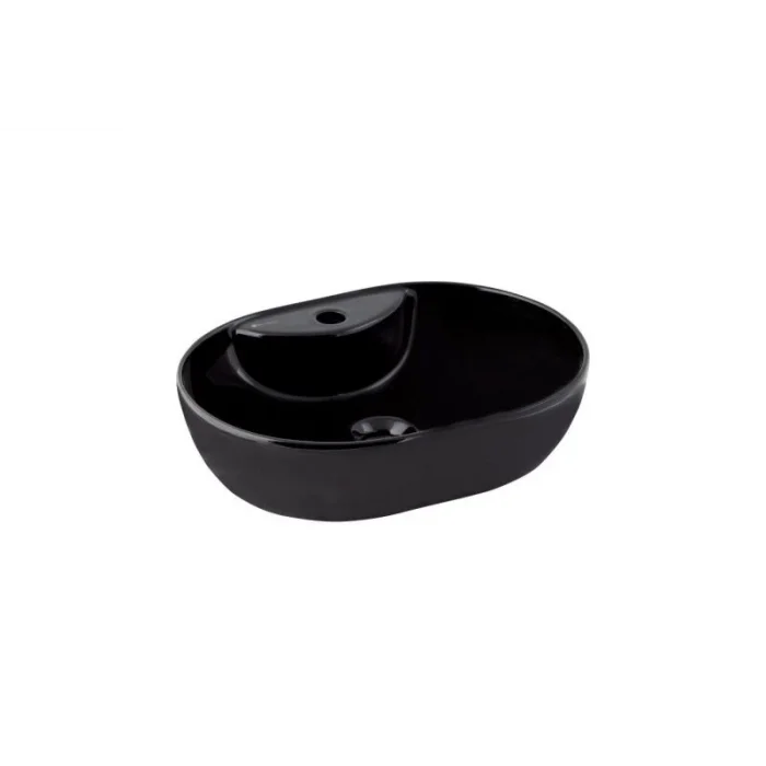 Alto Siyah Tezgah Üstü Lav. Bat.Del