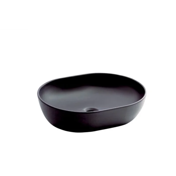 Alto Tezgah Üstü Par.Siyah Lavabo (50Cm.)