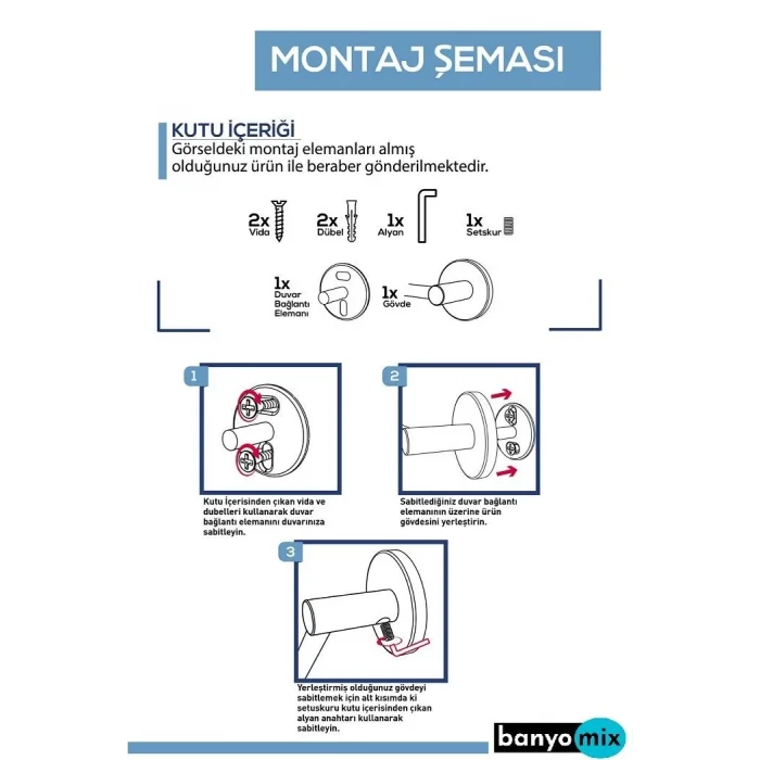 Banyomix Nora Açık Kağıtlık