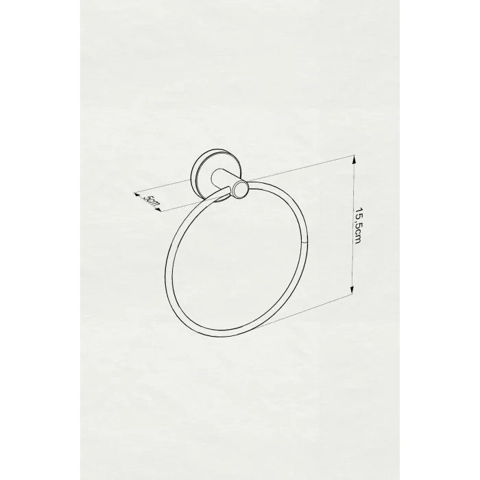 Banyomix Nora Yuvarlak Havluluk