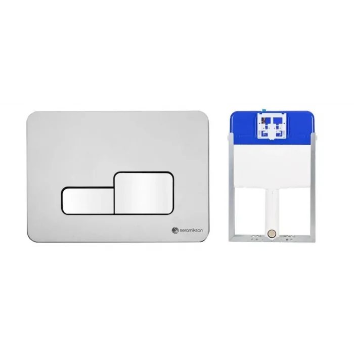 Calipso (Venüs) Mat Krom Kkapaklı Gömme Rezervuar