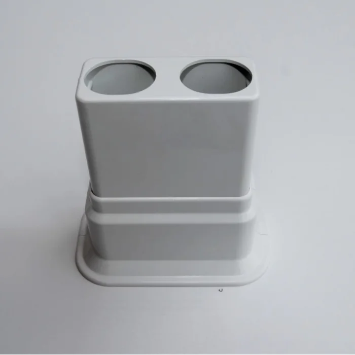 Çiftli Radyatör Boru Gizleme Kılıfı Geniş Hareketli Kilitli Beyaz