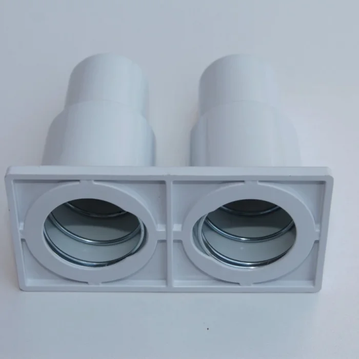 Çiftli Radyatör Boru Gizleme Kılıfı Yaylı Beyaz