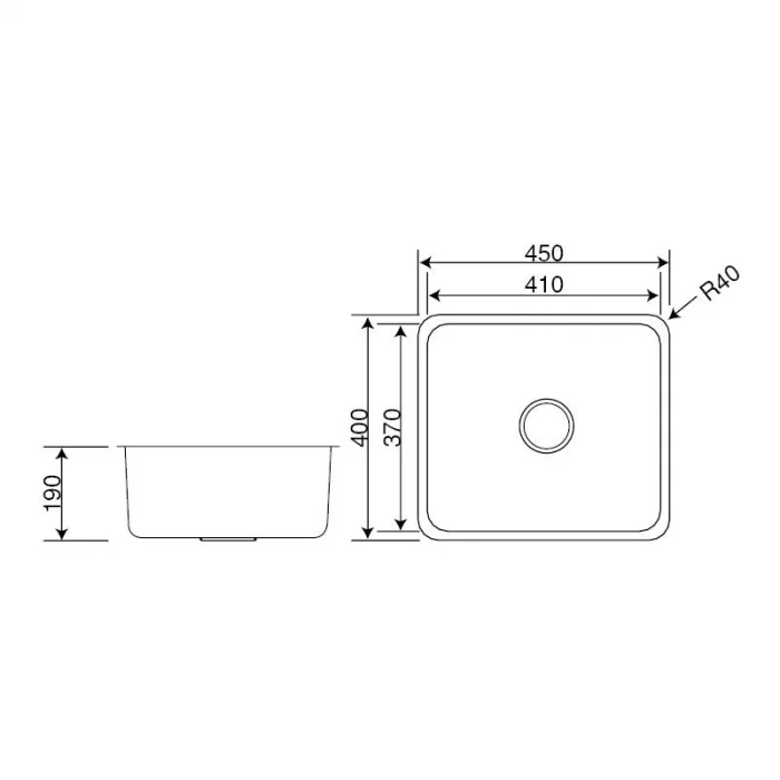 Crauf Lavello 3040 Mat Gri