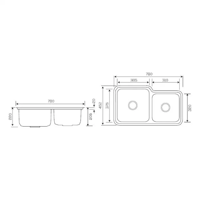 Crauf Lavello 3078 Mat Gri