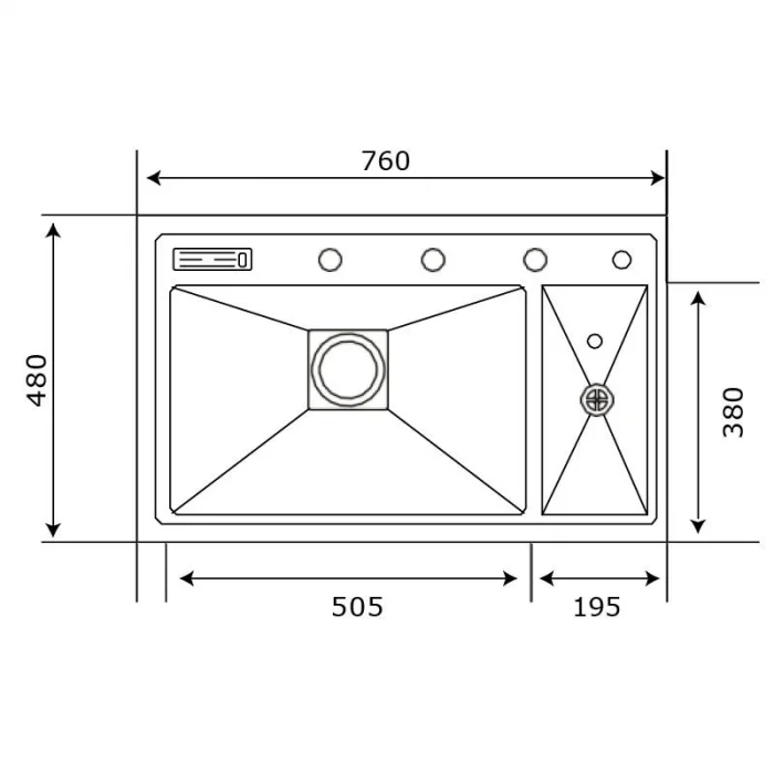 Crauf Lusso 1070 Füme Siyah