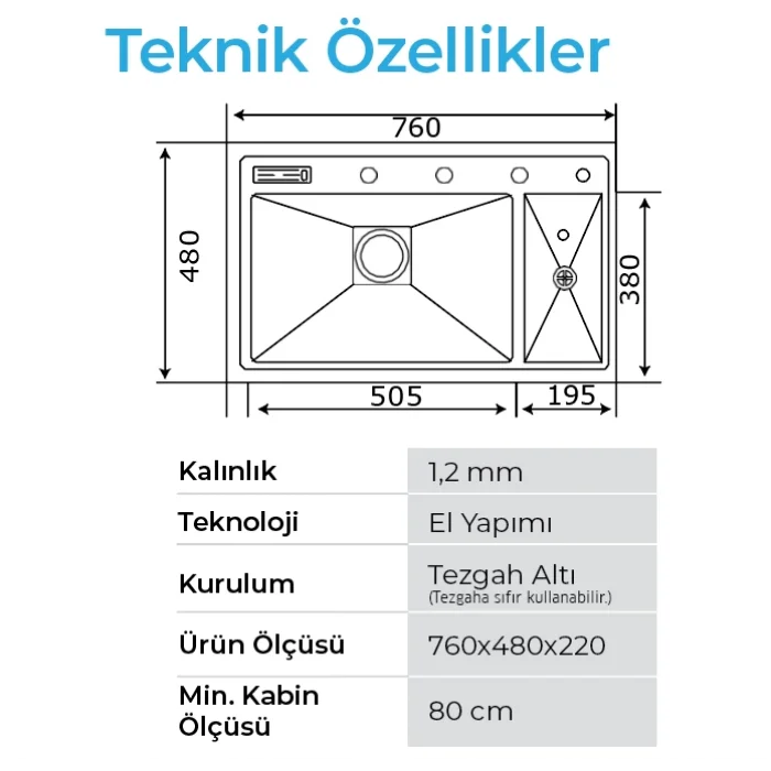 Crauf Lusso 1071 İnoks