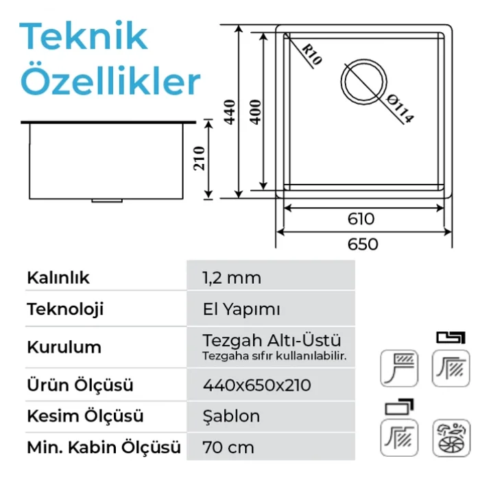 Crauf Stella 4465 Mat Gri