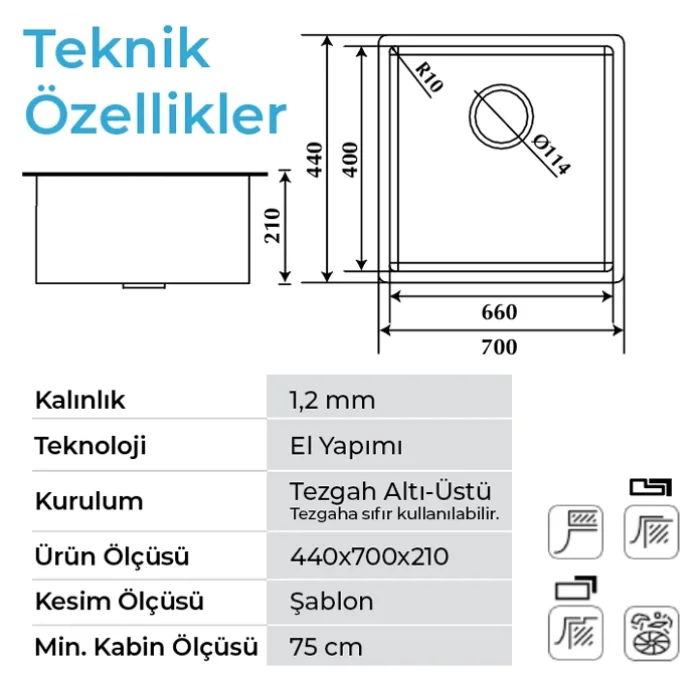 Crauf Stella 4470 Mat Gri