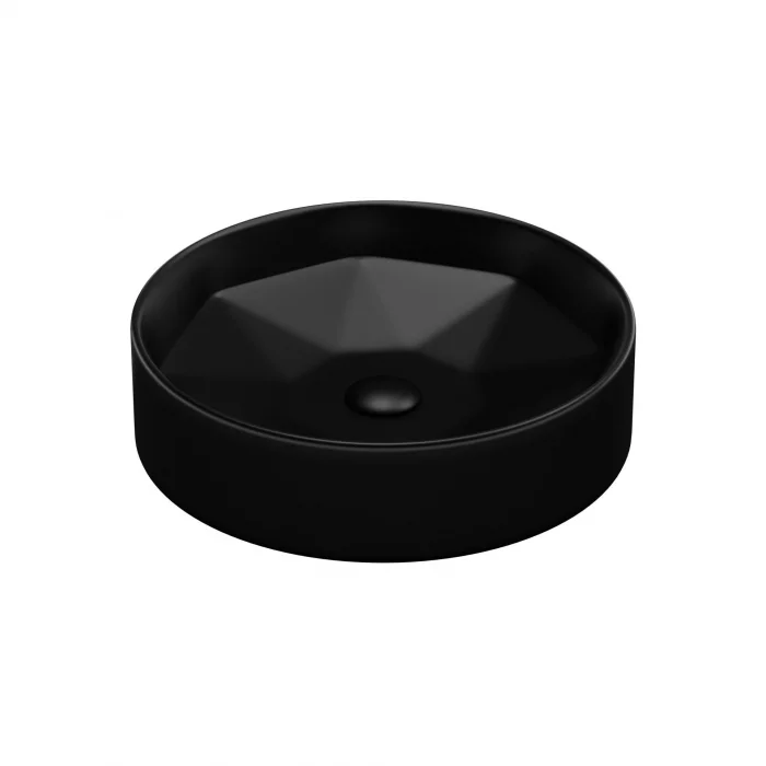 Diamante Tezgah Üstü Lavabo 3042 Mat Siyah 42 CM