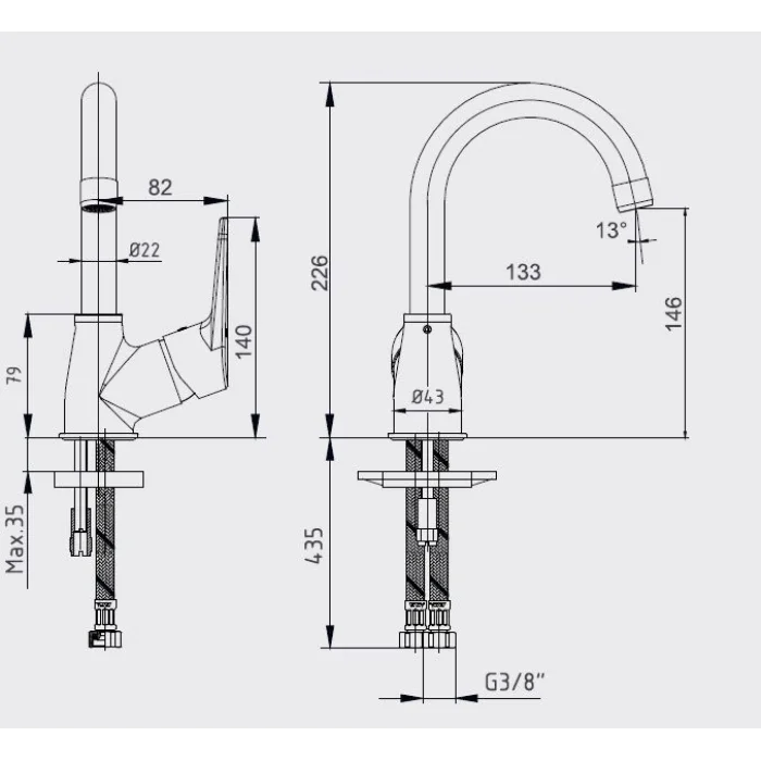 ECA Spylos Lav.Bat.Döner Borulu (Kuğu) 102188126