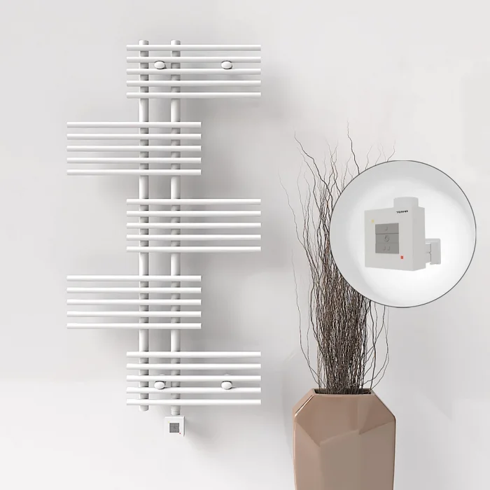 FIJI Elektrikli Havlupan 650x1250 Beyaz (KTX1 Termostat) 600W