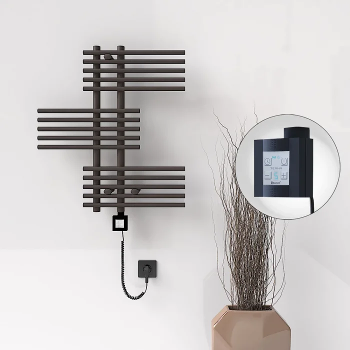 FIJI Elektirikli Havlupan 650x740 Ahşap  (KTX4 Termostat) 300W Spiral Kablolu