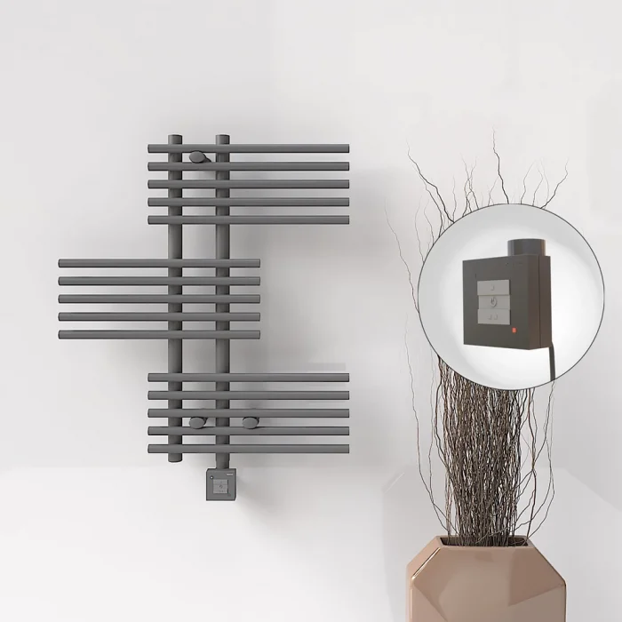 FIJI Elektrikli Havlupan 650x740 Antrasit (KTX1 Termostat) 300W