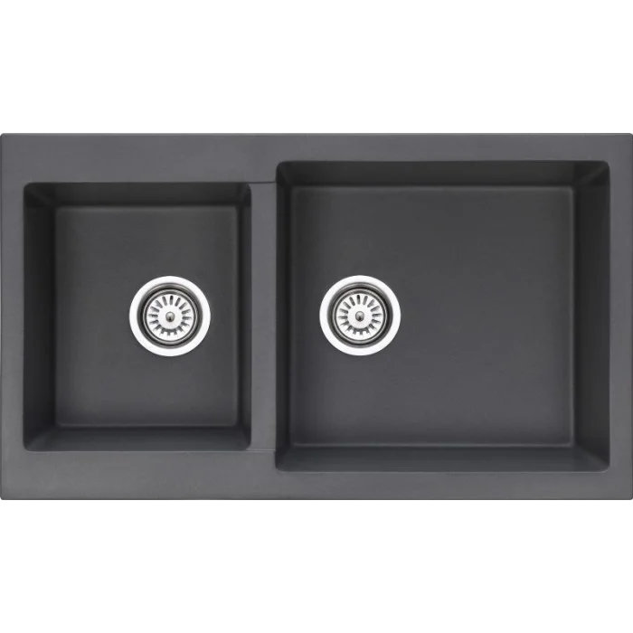 GL General Arcadıa Granit Evye 85x50 Metalik Gri