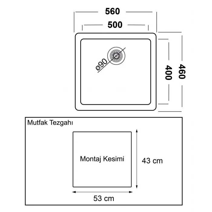 GL General Nexus Granit Evye 40x50 Krem 40U
