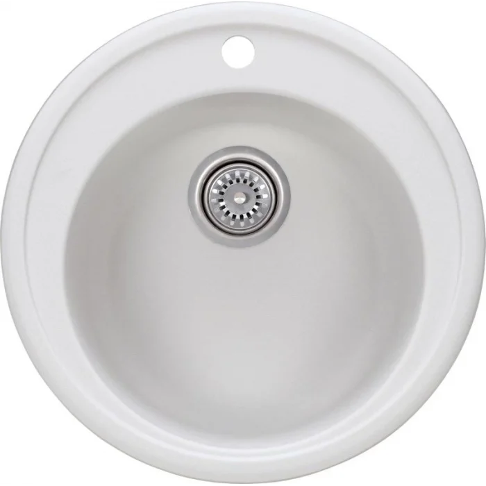 GL General Oval Granit Evye 51 Cm. Beyaz