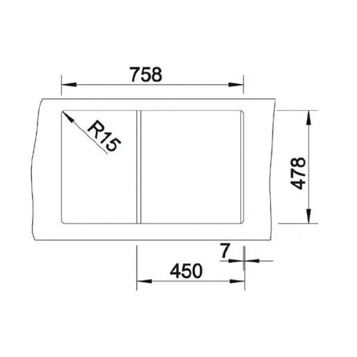 GL General Sonas 45 S Li Beyaz Seramik Evye